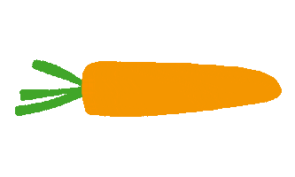 Carrot Veggie Sticker by Pierogi Pierogi