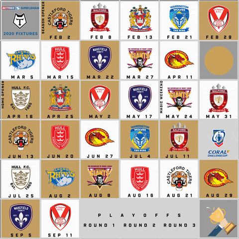 Schedule GIF by Toronto Wolfpack