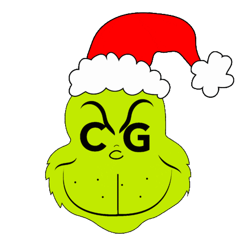 The Grinch Christmas Sticker by CG Labs
