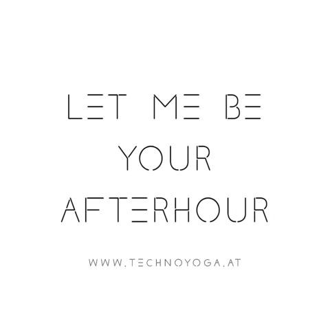 Techno Yoga Sticker