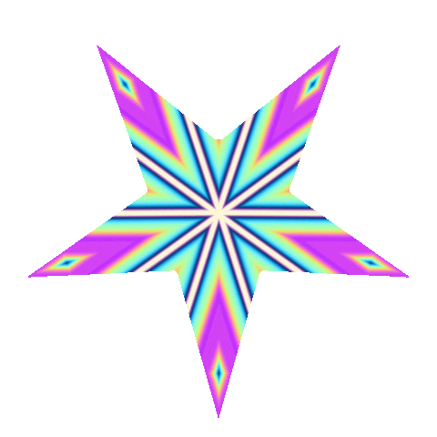 Star Kaleidoscope Sticker