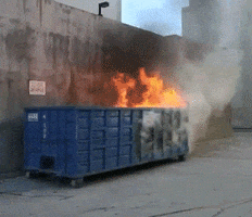 garbage fire GIF