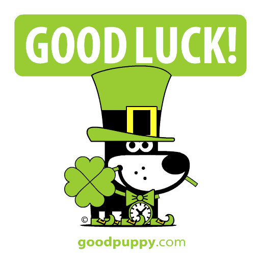 Irish Good Luck GIF by GOOD PUPPY
