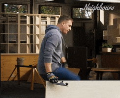 Art Posing GIF by Neighbours (Official TV Show account)