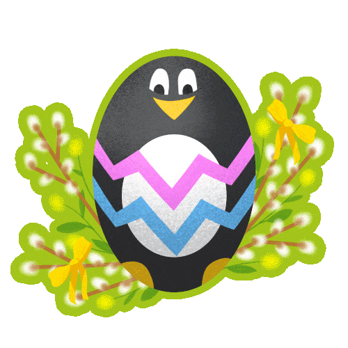 Penguin Easter Sticker by Grupa Pingwina