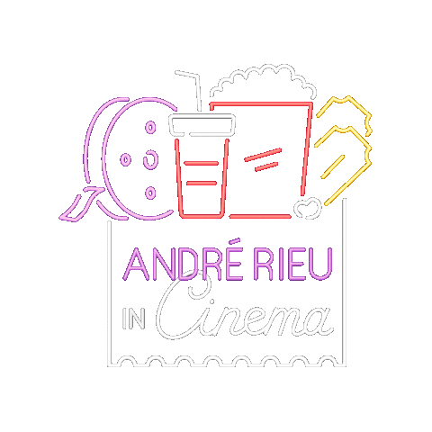 At The Movies Popcorn Sticker by André Rieu