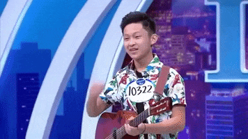 Sam Smile GIF by Indonesian Idol