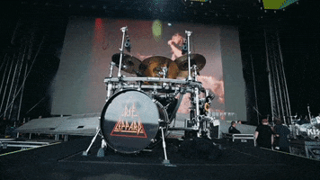 defleppard rock drums stage drummer GIF