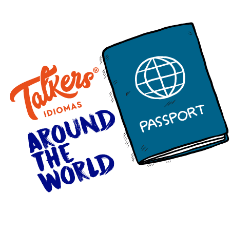 Travelling Around The World Sticker by Talkers Idiomas