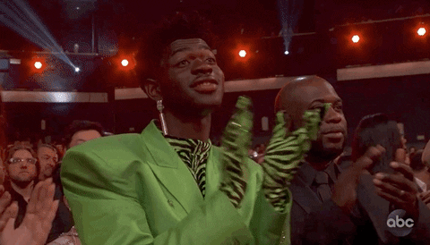 Lil Nas X Applause GIF by AMAs - Find & Share on GIPHY