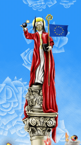 Dracula on Lecce Column - Modern Times