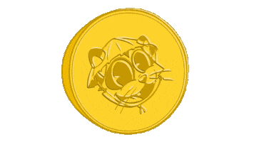 Coin Tanuki Sticker