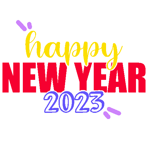 Happy New Year Sticker by Edna Odetta