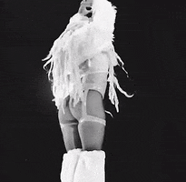 black and white dancing GIF