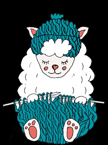 paternsfamily handmade sheep knitting merino GIF