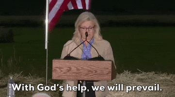 We Will Prevail Liz Cheney GIF by GIPHY News