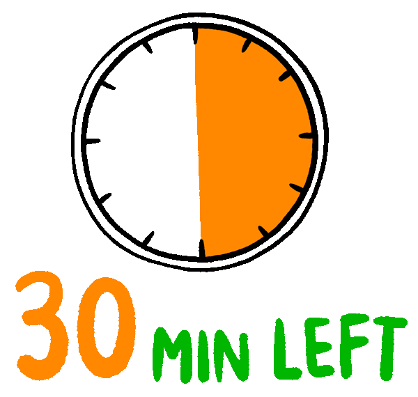 30 Minutes Illustration Sticker for iOS & Android GIPHY