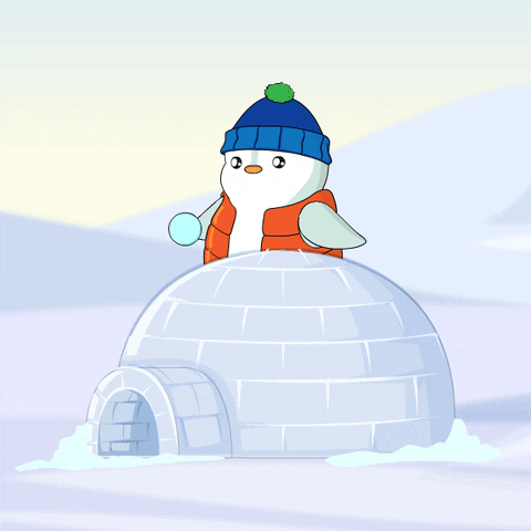 Winter Penguin GIF by Pudgy Penguins