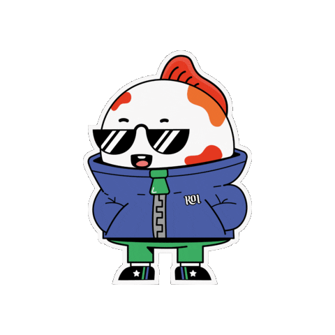 Clothing Koifish Sticker