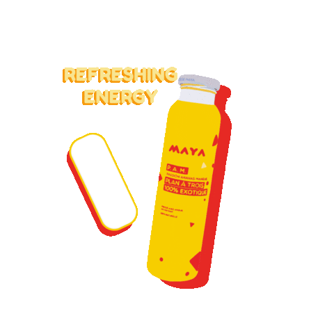 Energy Drinking Sticker by Maya Drink