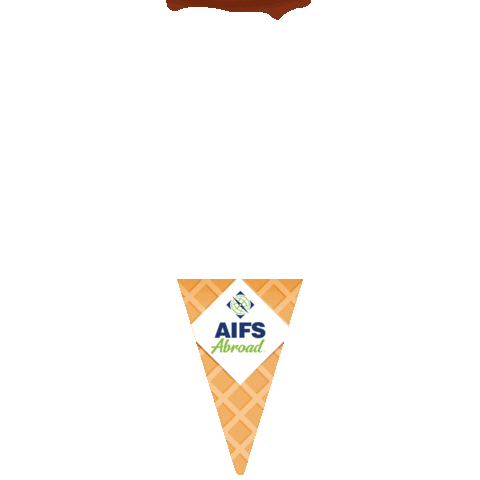 Traveling Ice Cream Sticker by AIFS Abroad | Study Abroad & International Internships