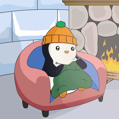 Bored Fire GIF by Pudgy Penguins