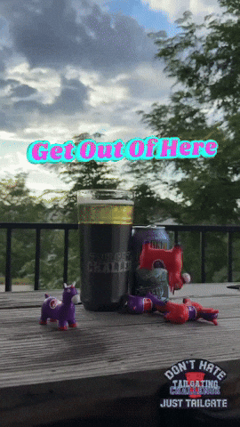 Get Out Of Here GIF by Tailgating Challenge
