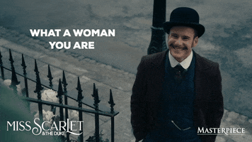 Im Impressed What A Woman GIF by MASTERPIECE | PBS