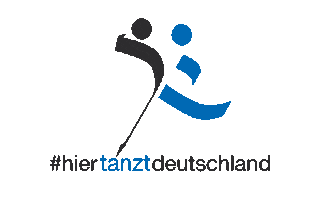 Hiertanztdeutschland Sticker by tanzmanufaktur