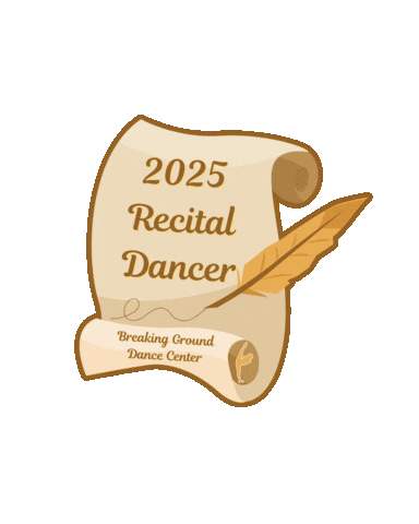 Recital Bgdc Sticker by Breaking Ground Dance Center