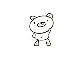 Bear Love Sticker by grace