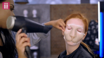 makeup glow up GIF by BBC Three