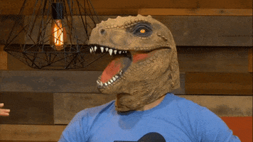 T-Rex Hello GIF by Rooster Teeth