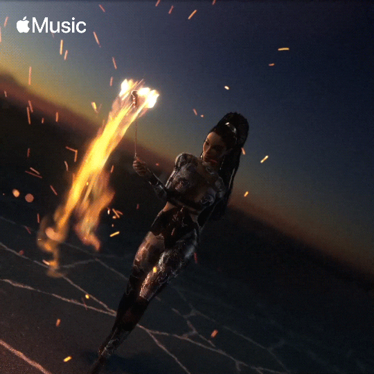 On Fire Mic Drop GIF by Apple Music