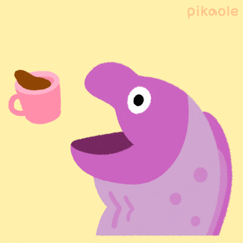 Eat Tea Time GIF by pikaole