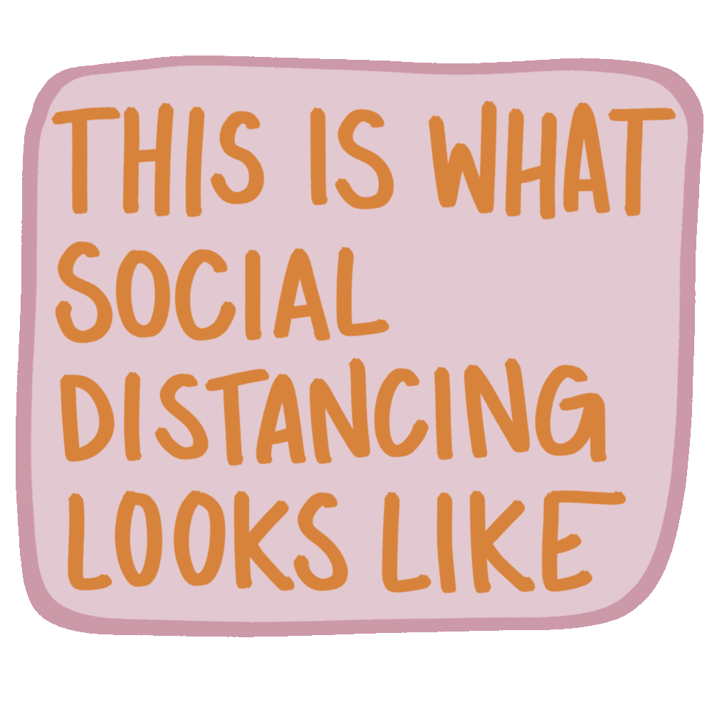 Corona Quarantine Sticker