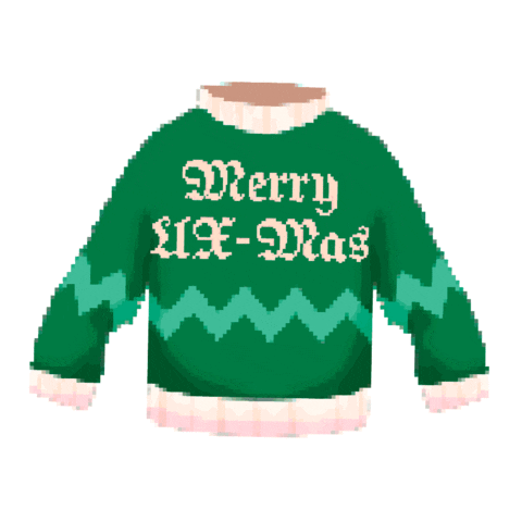 X-Mas Ux Sticker by Adeliom