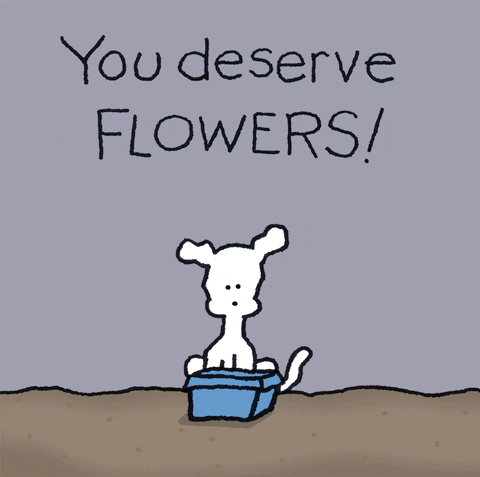 I Love You Flowers GIF by Chippy the Dog