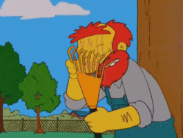 the simpsons pain GIF
