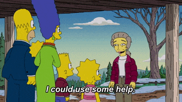 The Simpsons Help GIF by AniDom