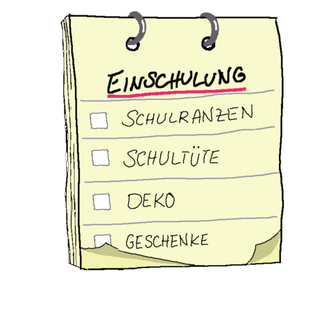 To Do Einschulung GIF by Ideenparty