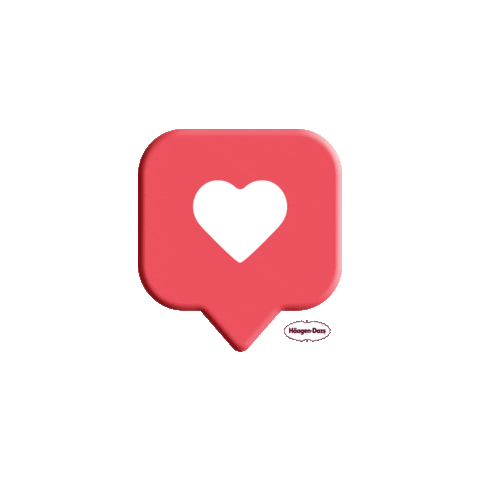 Heart Love Sticker by HaagenDazs_taiwan