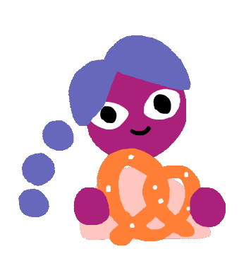 Happy Pretzel Sticker by Chromosphere