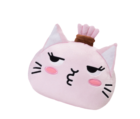 mumuso cat stuffed toy