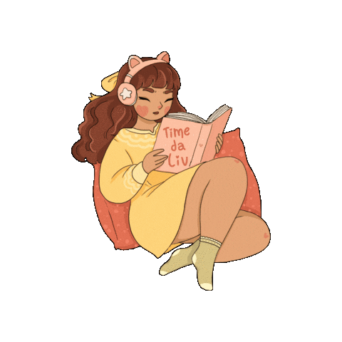 Book Reading Sticker