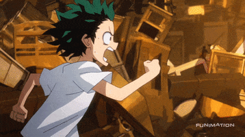 running GIF by Funimation