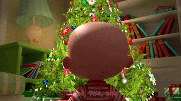Decorating Christmas Tree GIF by moonbug
