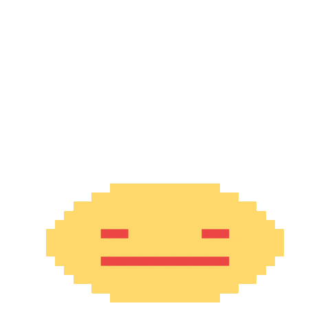 Happy Pixel Sticker by Willem Dafriend