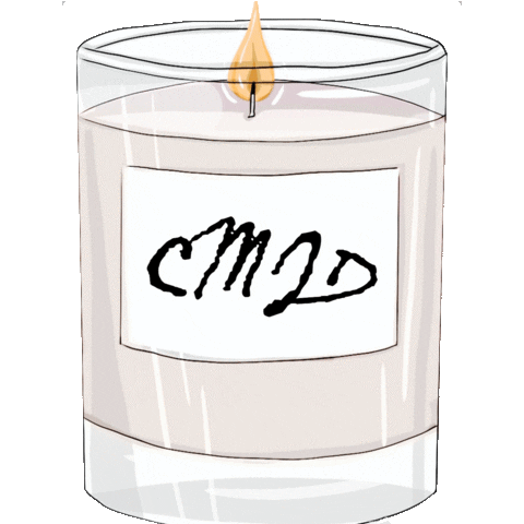 Candle Handpoured Sticker by CMID Interior Design