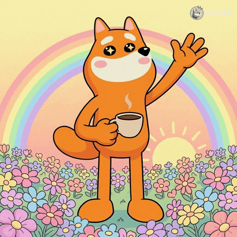 Light Particles Smiling GIF by BONK